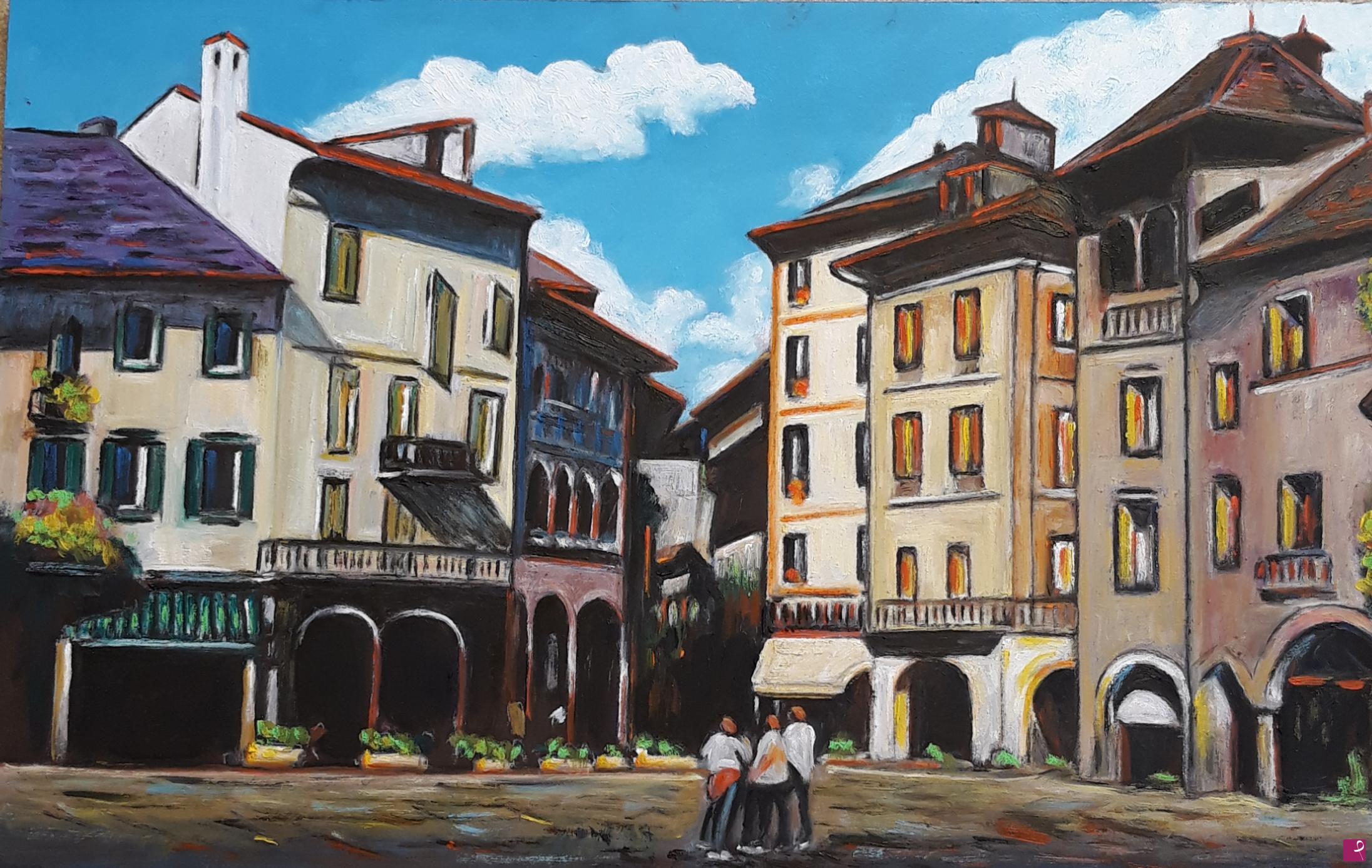 quadri in vendita online - PIAZZA DEL MERCATO - DOMODOSSOLA (2023)