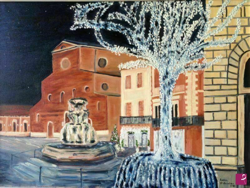 quadri in vendita online - Piazza di Faenza Natale 2010