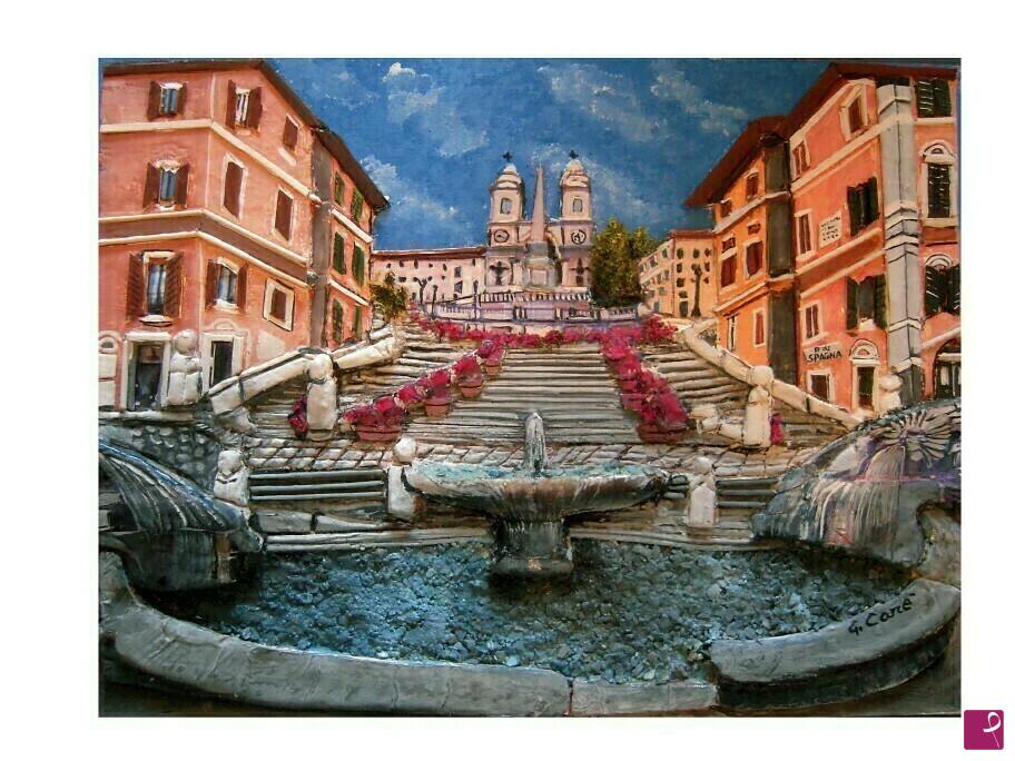 quadri in vendita online - Piazza di Spagna - Roma