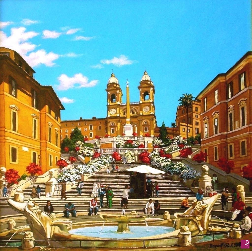 quadri in vendita online - Piazza di Spagna (RM)