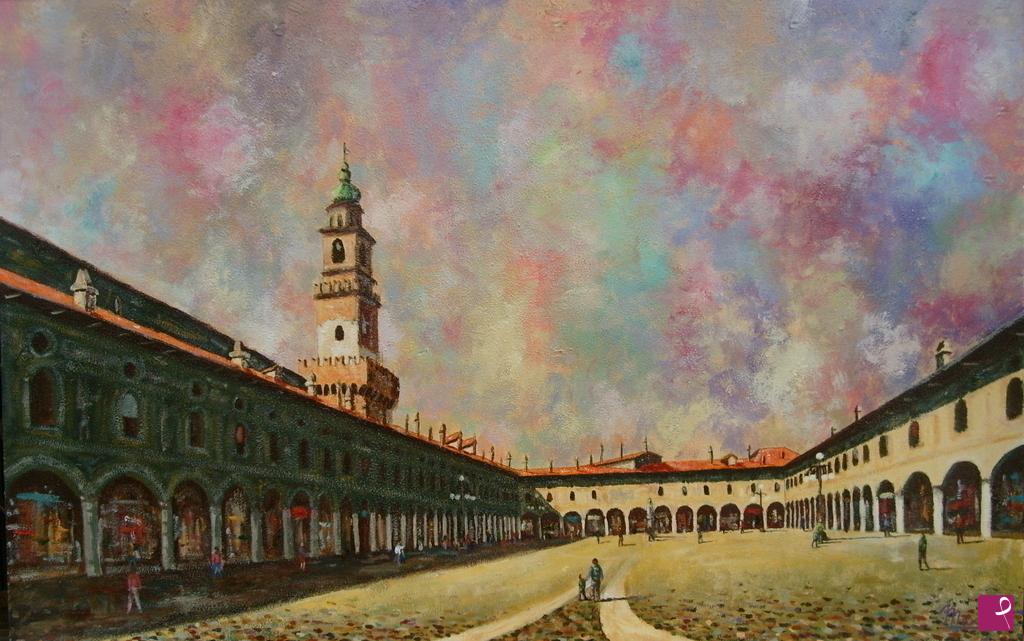 quadri in vendita online - PIAZZA DUCALE VIGEVANO