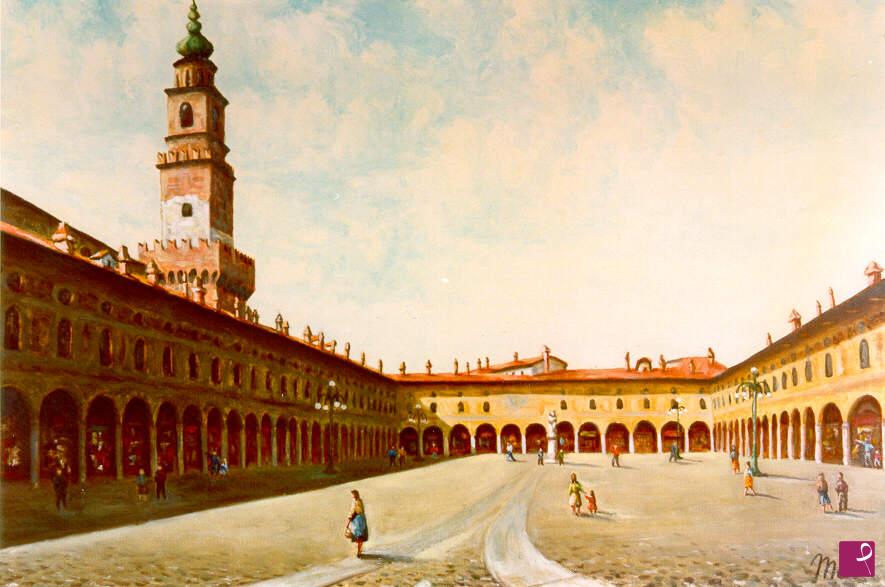 quadri in vendita online - PIAZZA DUCALE VIGEVANO 