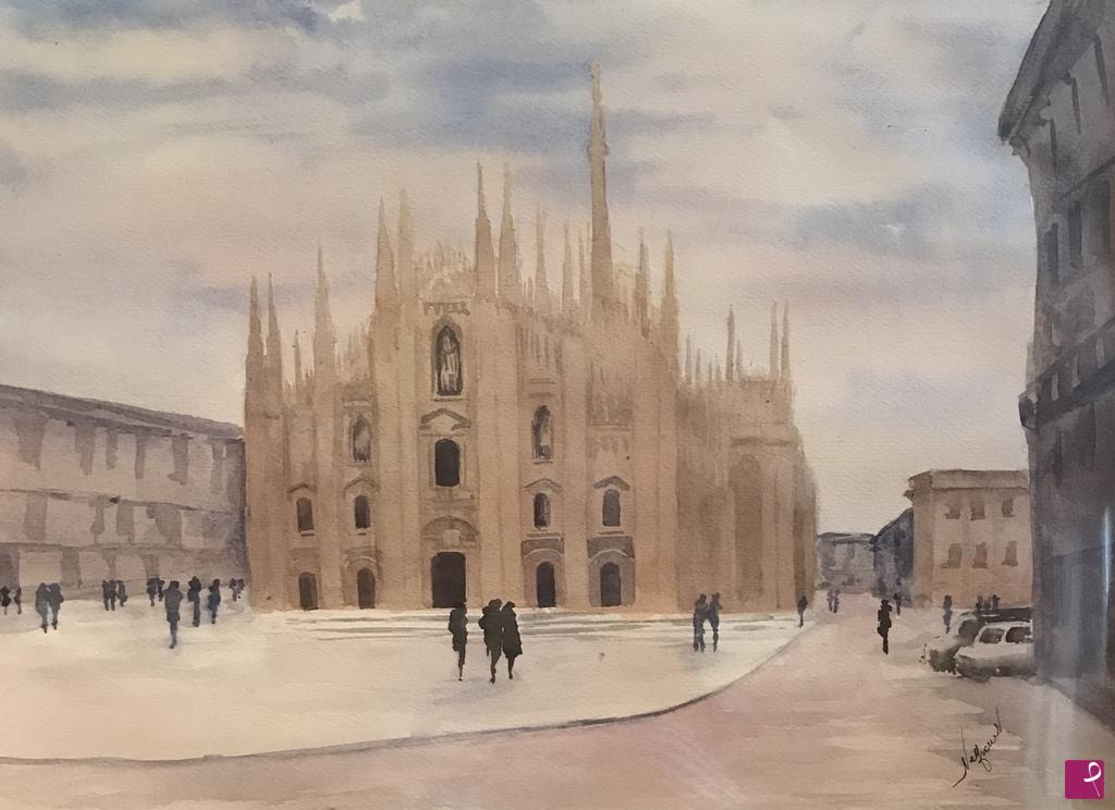quadri in vendita online - Piazza Duomo 