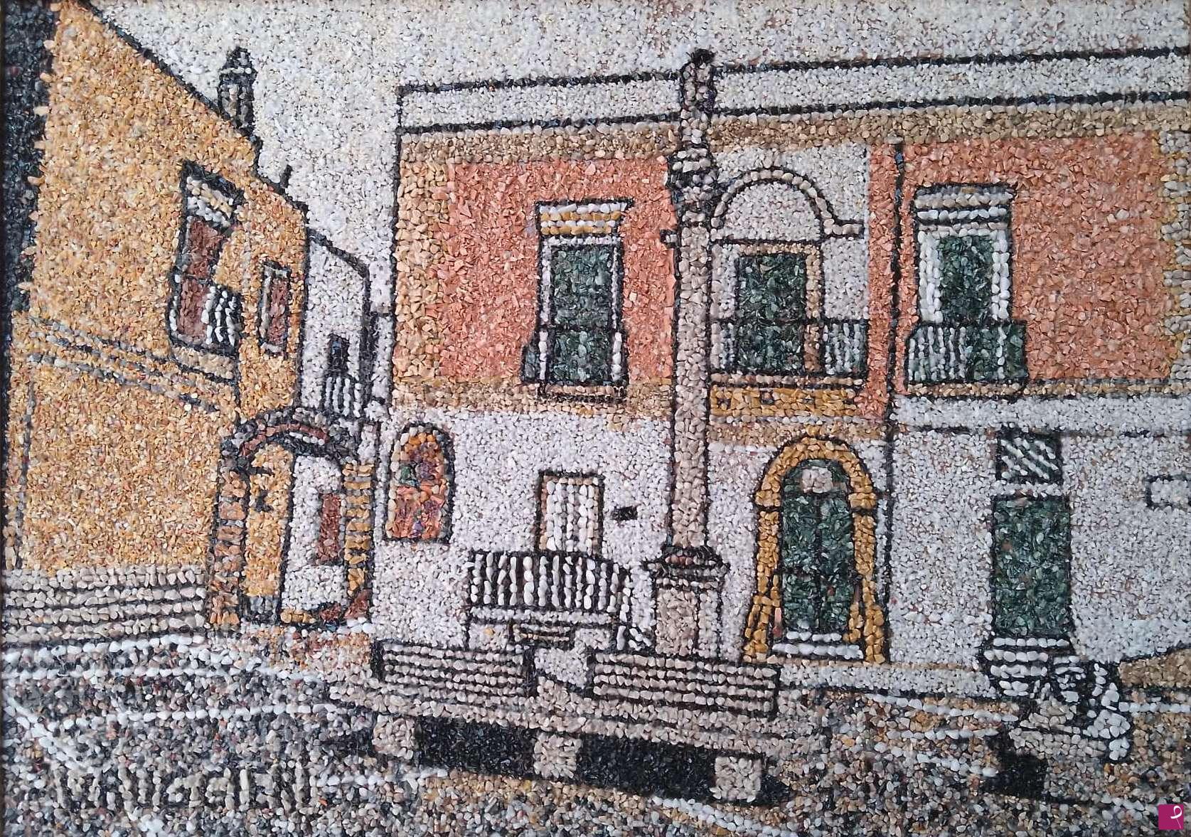 quadri in vendita online - PIAZZA EPISCOPO - Nociglia