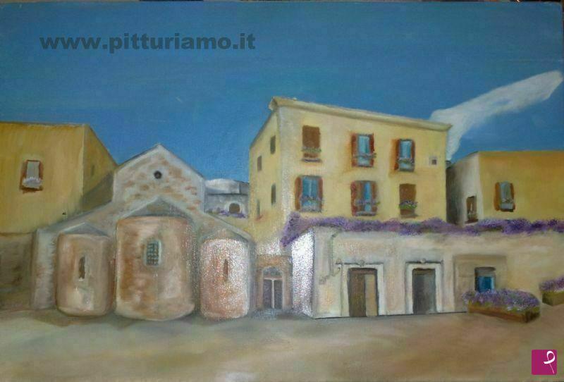 quadri in vendita online - Piazza Ferrarese