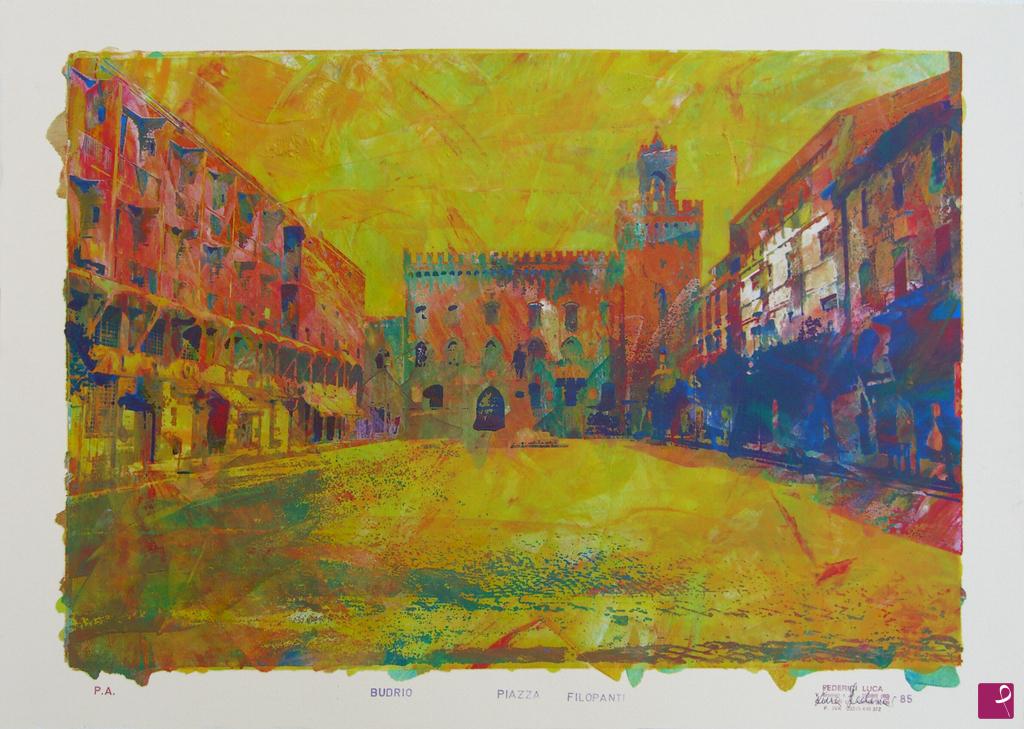 quadri in vendita online - Piazza Filopanti (Budrio, BO)