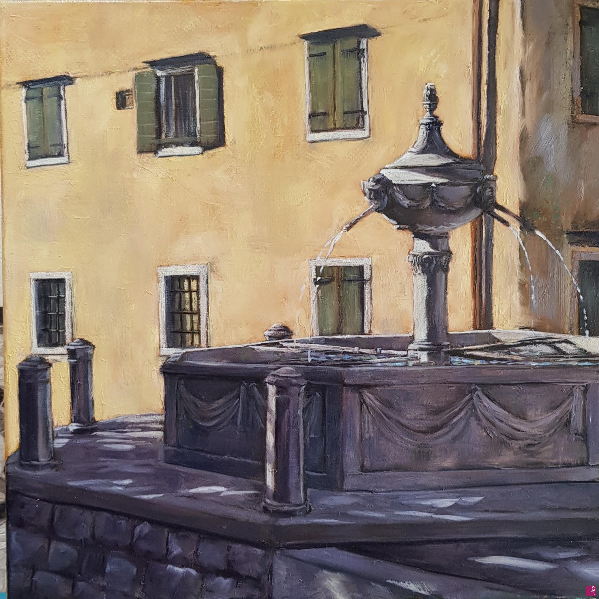 quadri in vendita online - Piazza fontana 