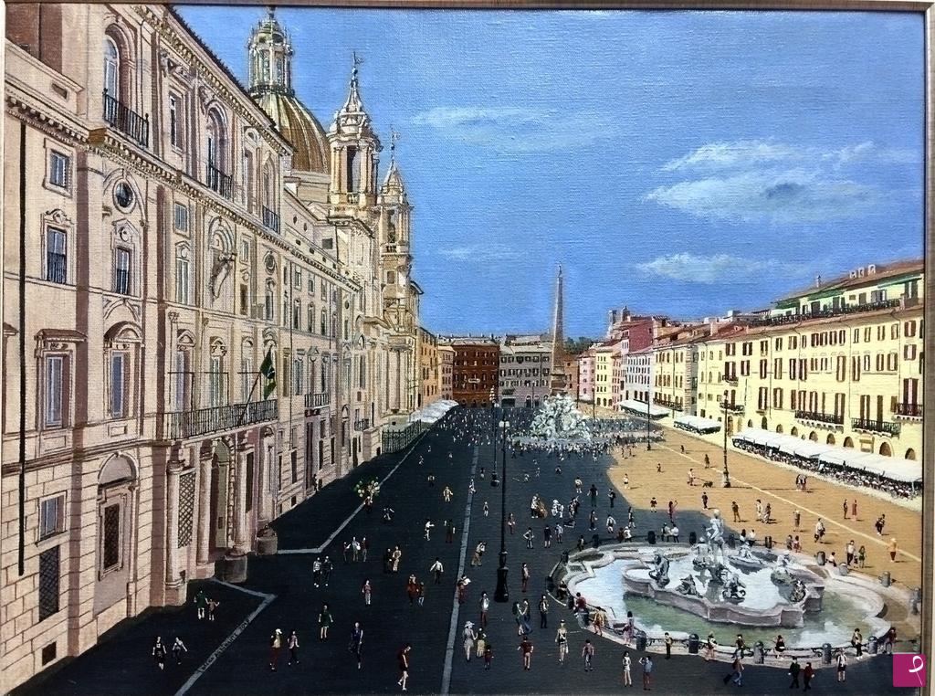 quadri in vendita online - Piazza Navona