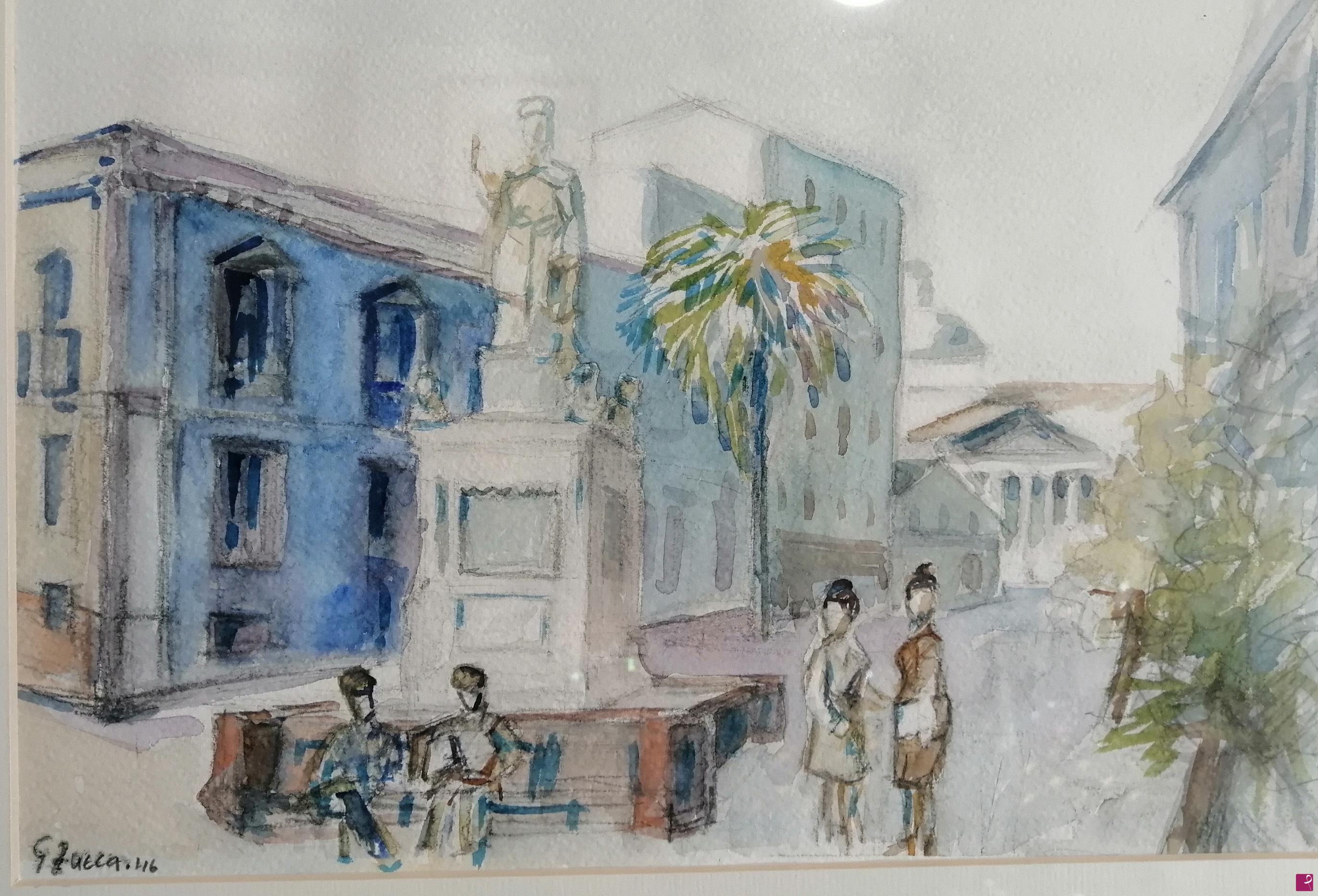 quadri in vendita online - Piazza Roma Oristano