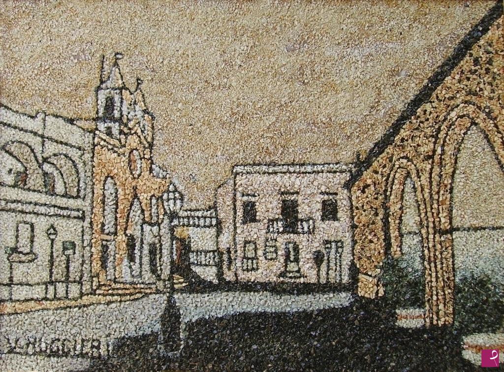quadri in vendita online - PIAZZA RUGGIERI - Nociglia
