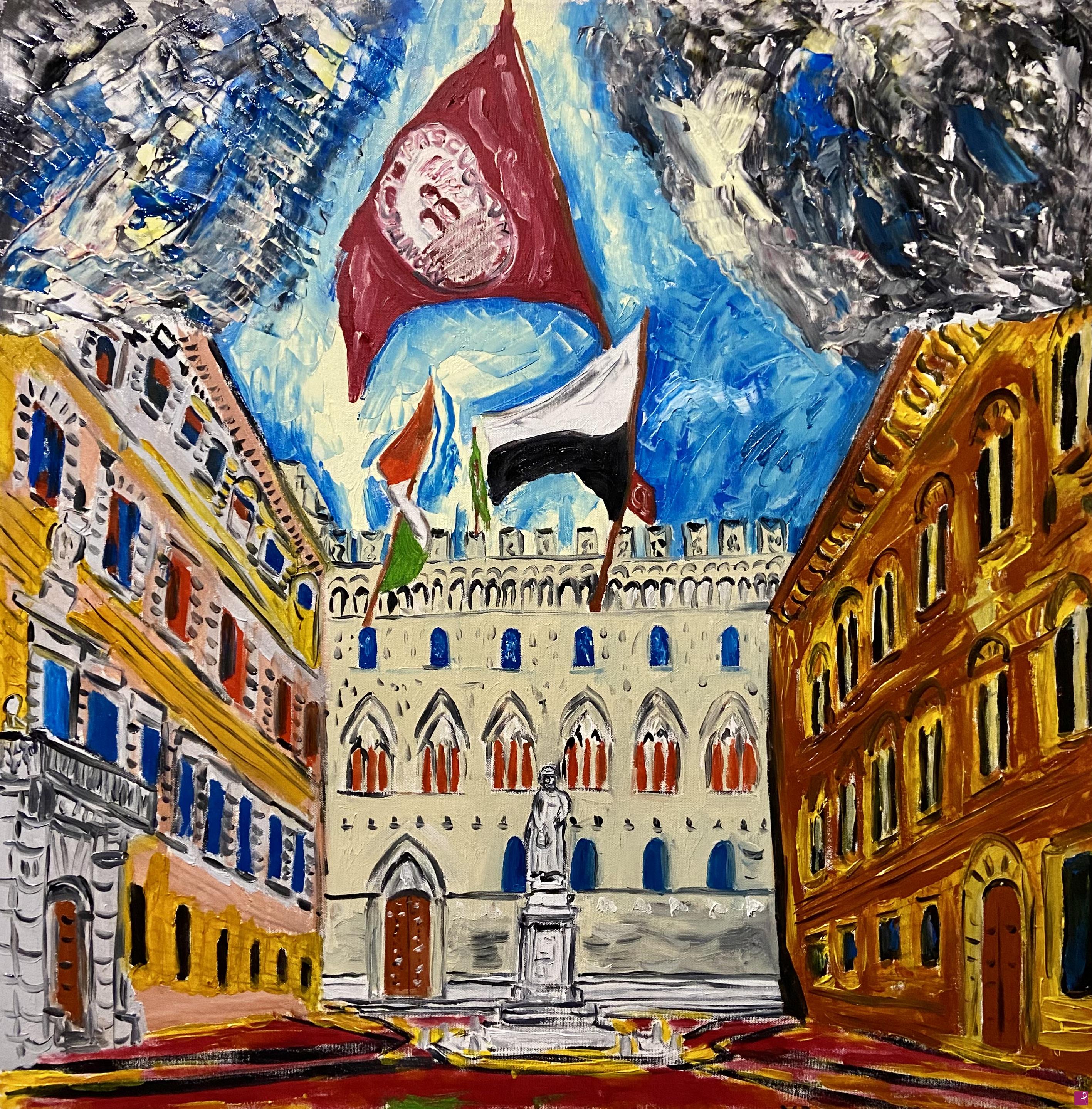 quadri in vendita online - Piazza Salimbeni 