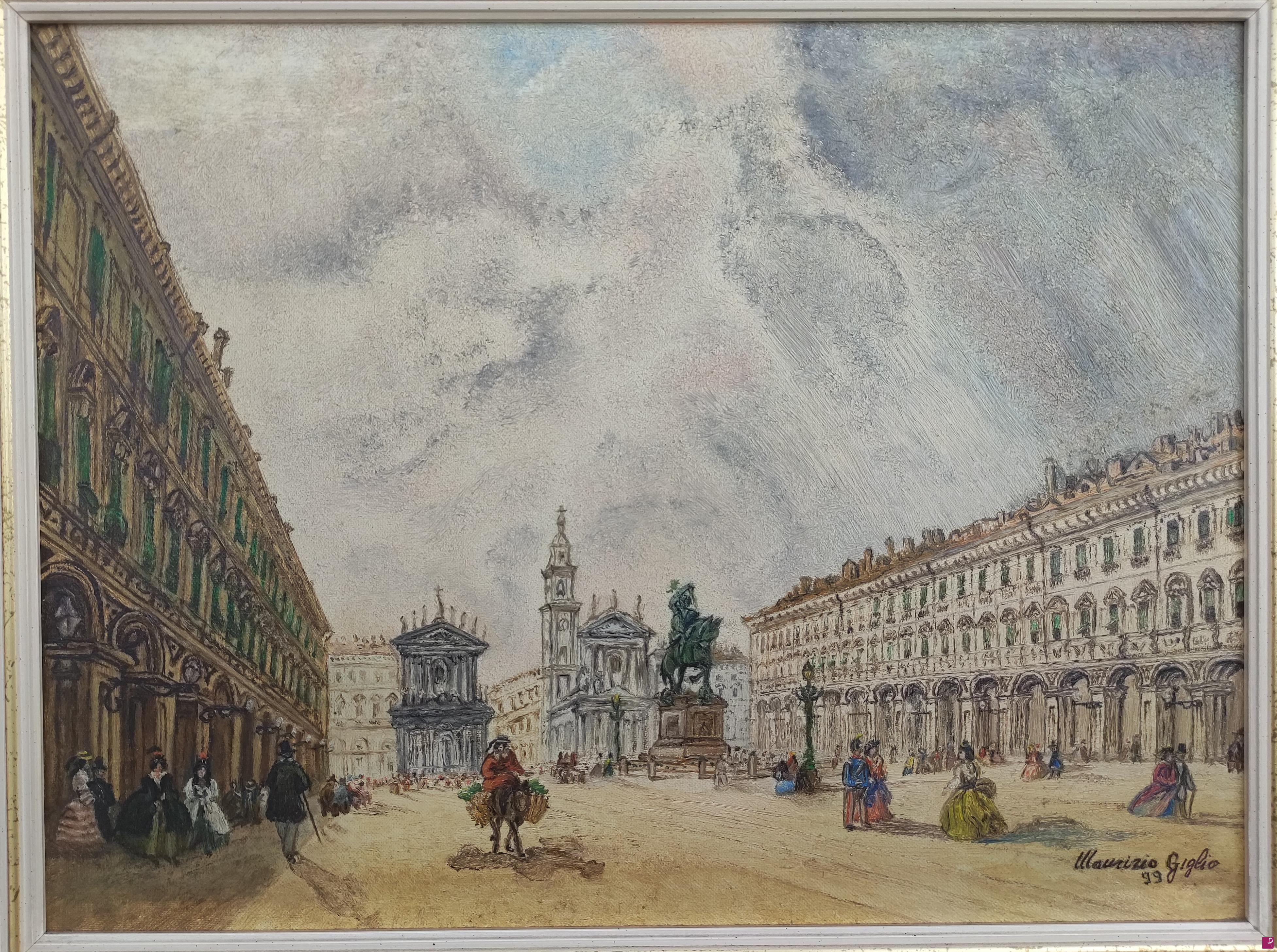quadri in vendita online - piazza san carlo Torino