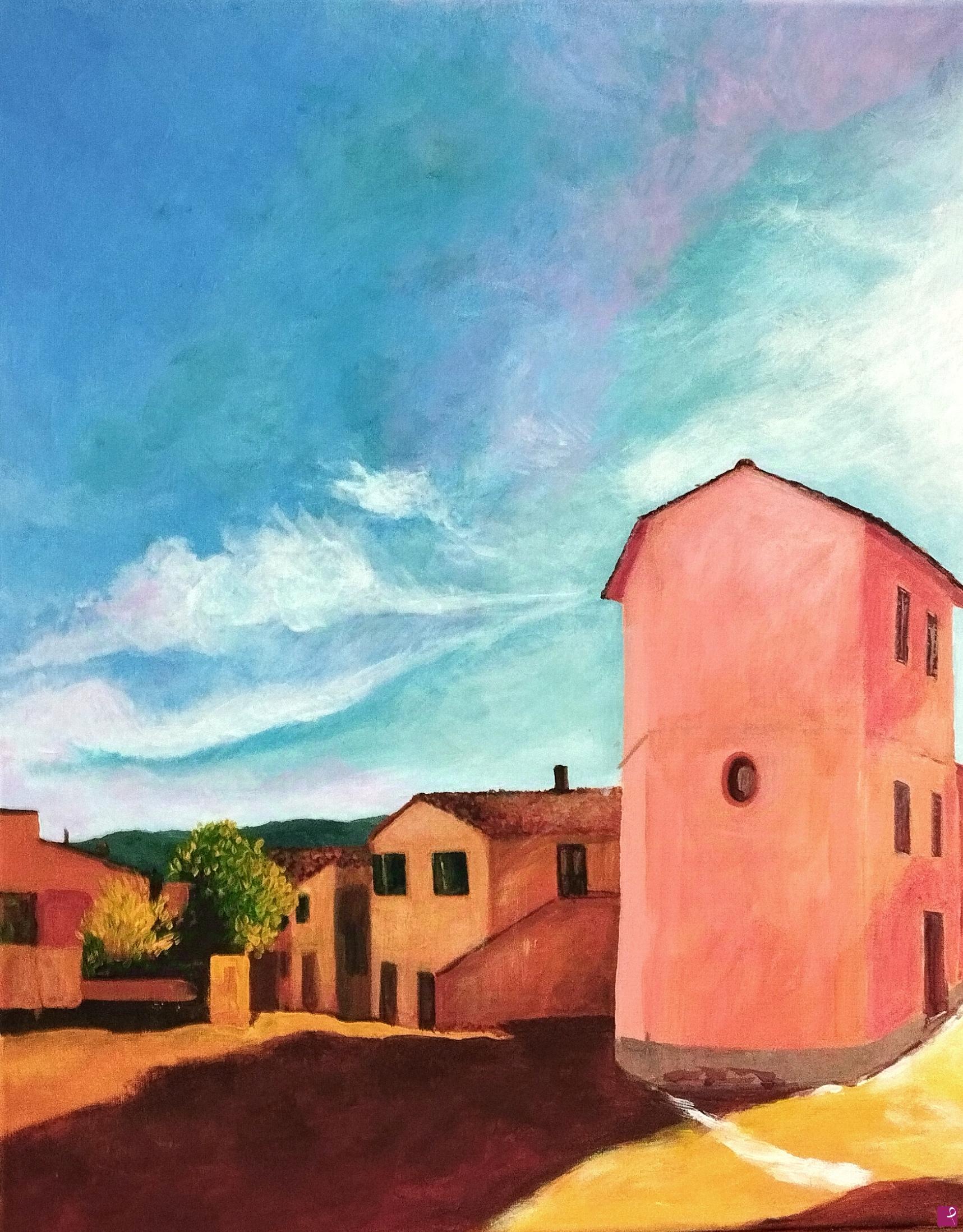 quadri in vendita online - "Piazza San Rocco" (2024)