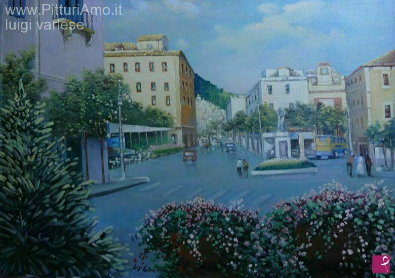 quadri in vendita online - Piazza Tasso (Sorrento)