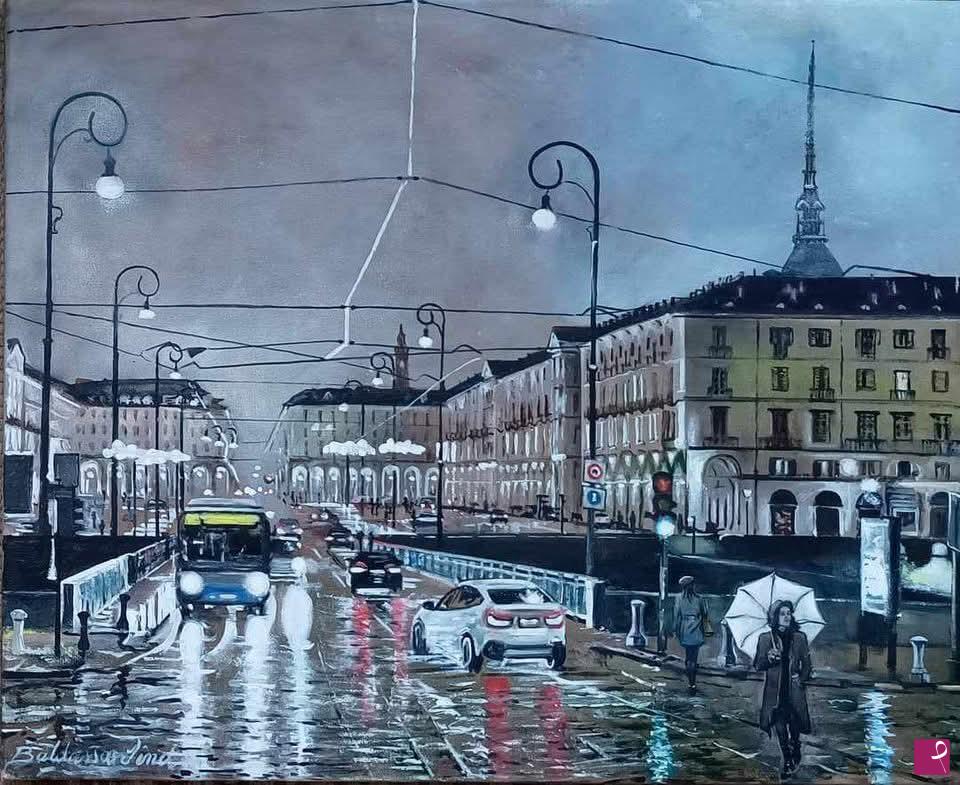 quadri in vendita online - PIAZZA VITTORIO VENETO TORINO