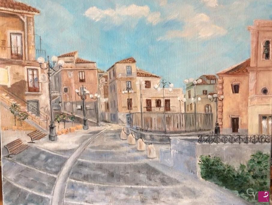 quadri in vendita online - Piazzetta