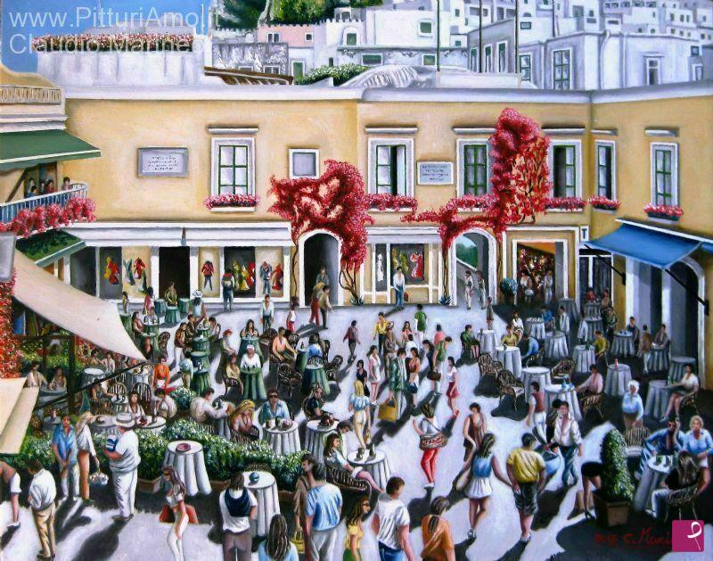 quadri in vendita online - Piazzetta di Capri