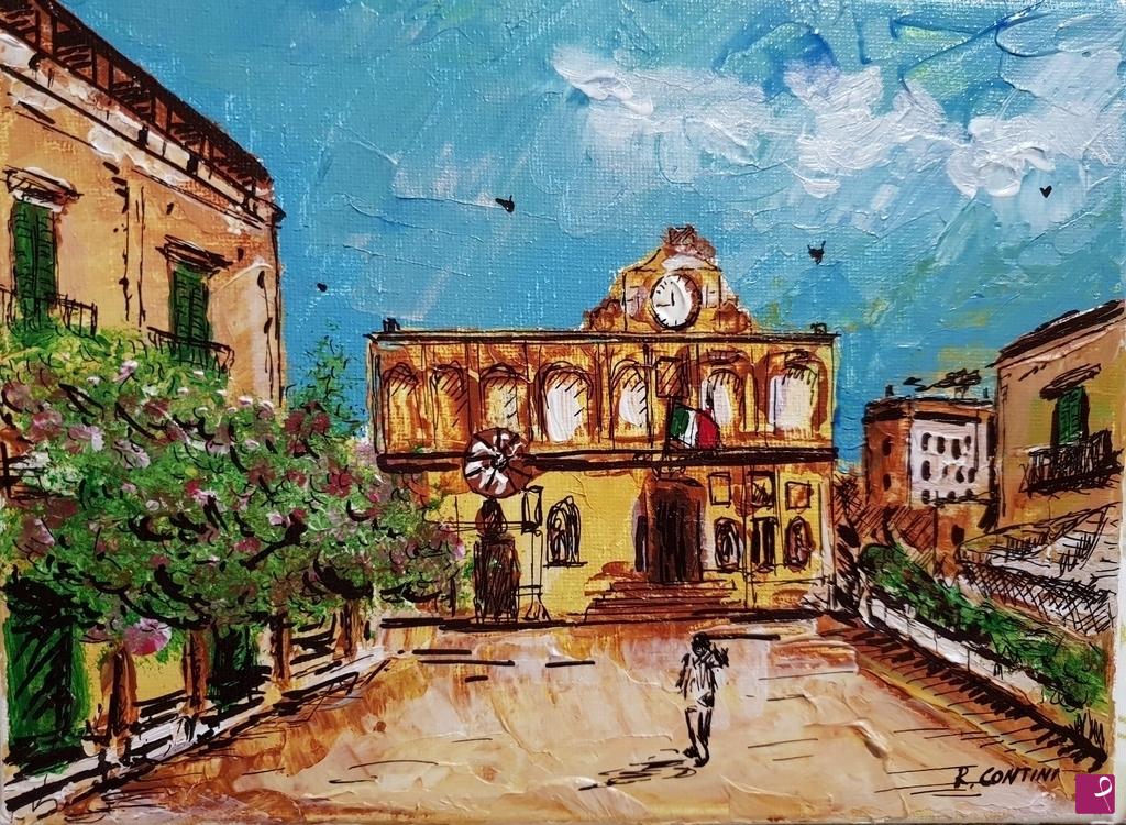 quadri in vendita online - Piazzetta Pascoli