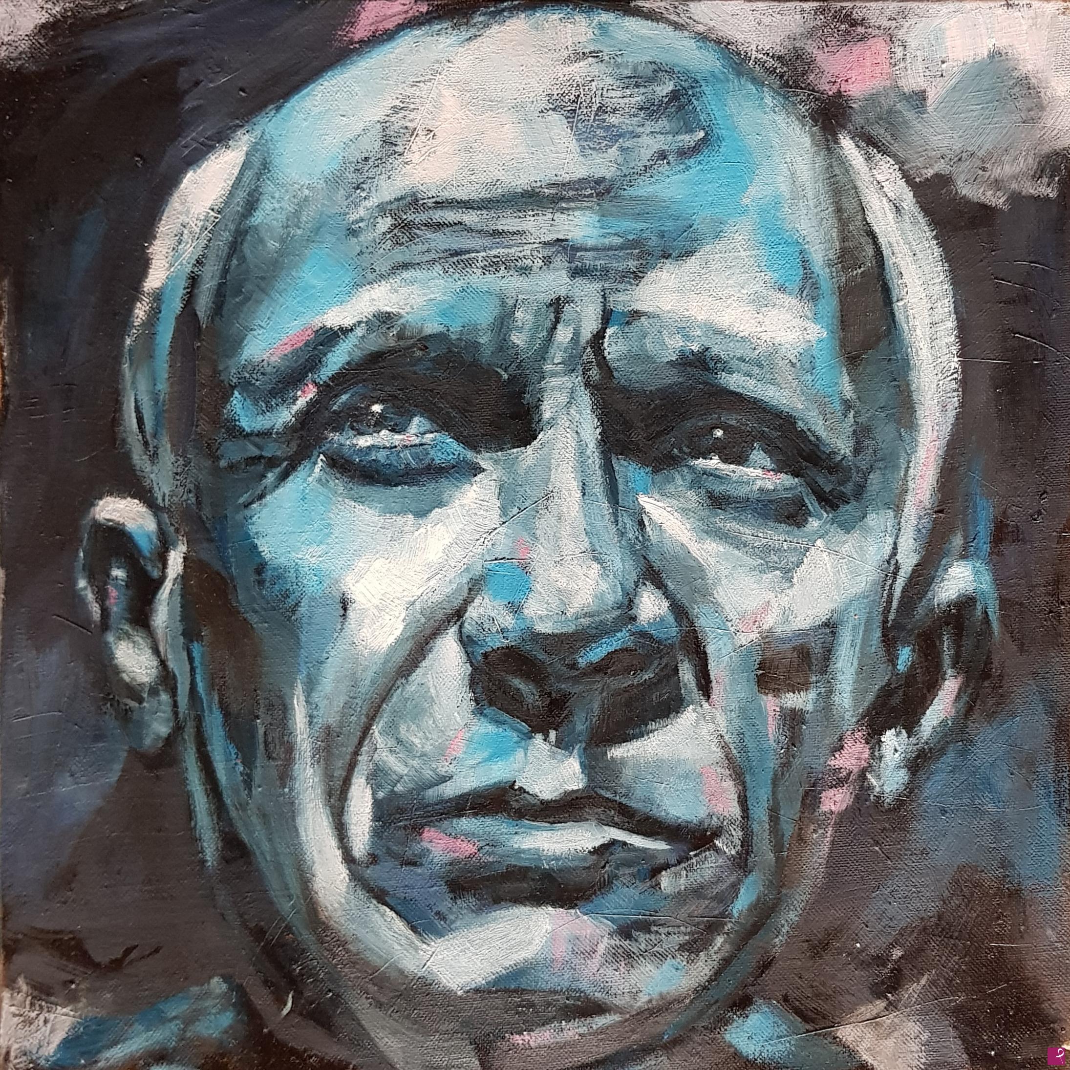 quadri in vendita online - Picasso blu