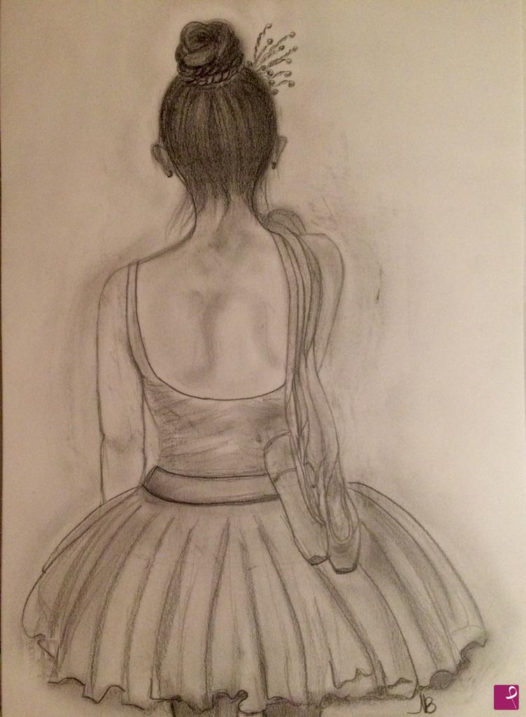 quadri in vendita online - Piccola ballerina