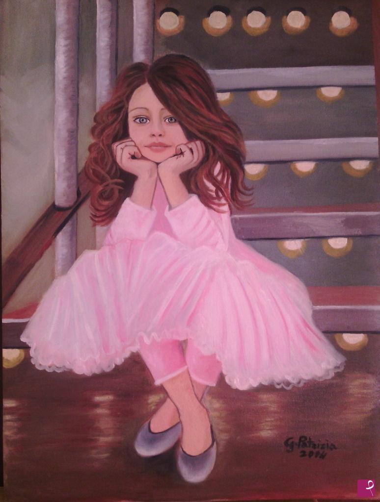 quadri in vendita online - Piccola ballerina