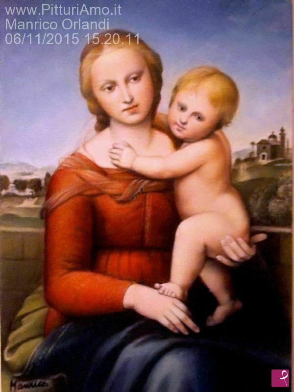 quadri in vendita online - Piccola Madonna Cowper
