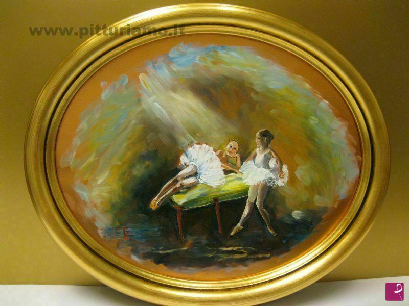 quadri in vendita online - Piccole ballerine