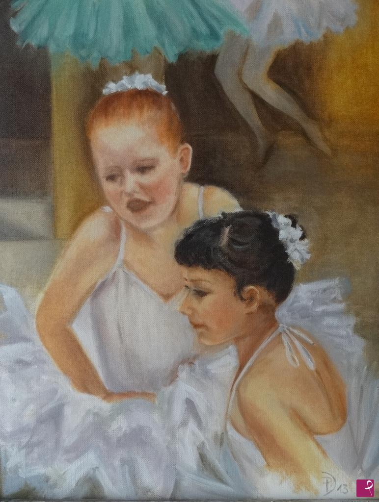 quadri in vendita online - Piccole ballerine