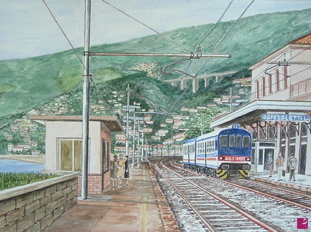 quadri in vendita online - PICCOLE STAZIONI FERROVIARIE ITALIANE 2