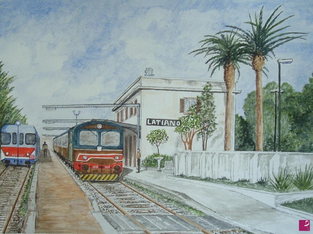 quadri in vendita online - PICCOLE STAZIONI FERROVIARIE ITALIANE 3