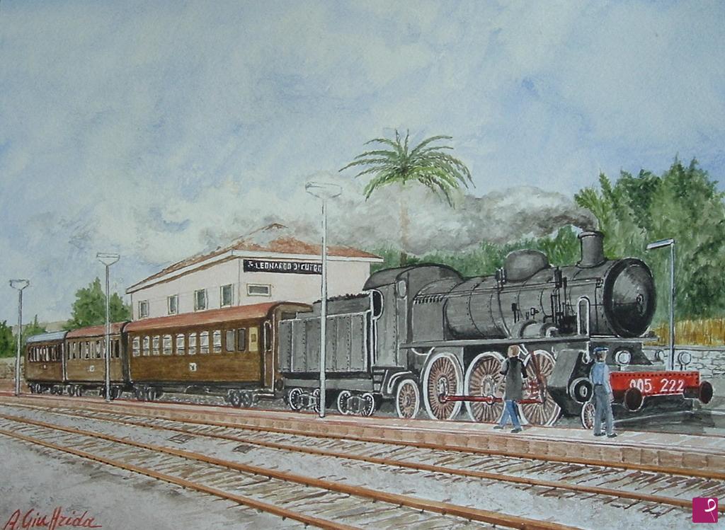 quadri in vendita online - PICCOLE STAZIONI FERROVIARIE ITALIANE 4
