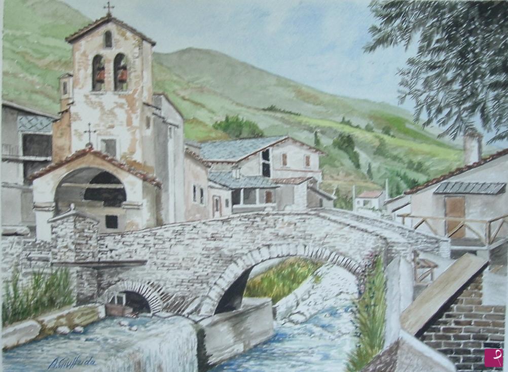 quadri in vendita online - PICCOLI  BORGHI  D'ITALIA 1