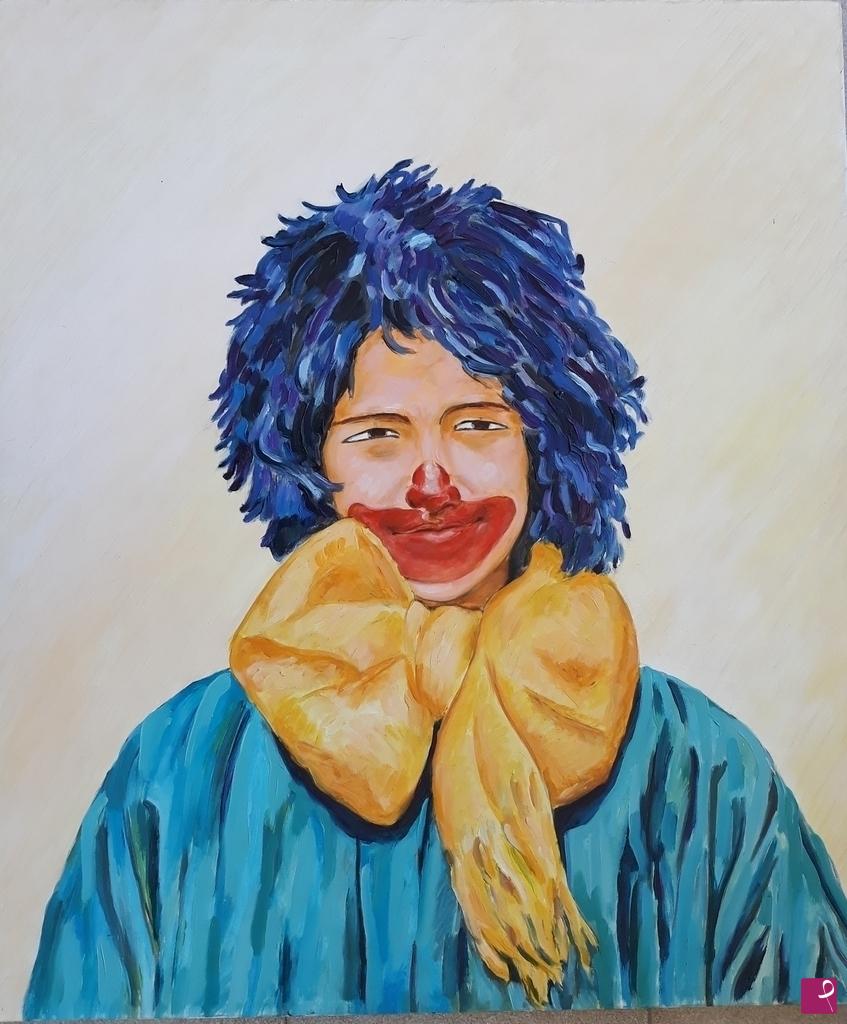 quadri in vendita online - PICCOLO CLOWN (2013)