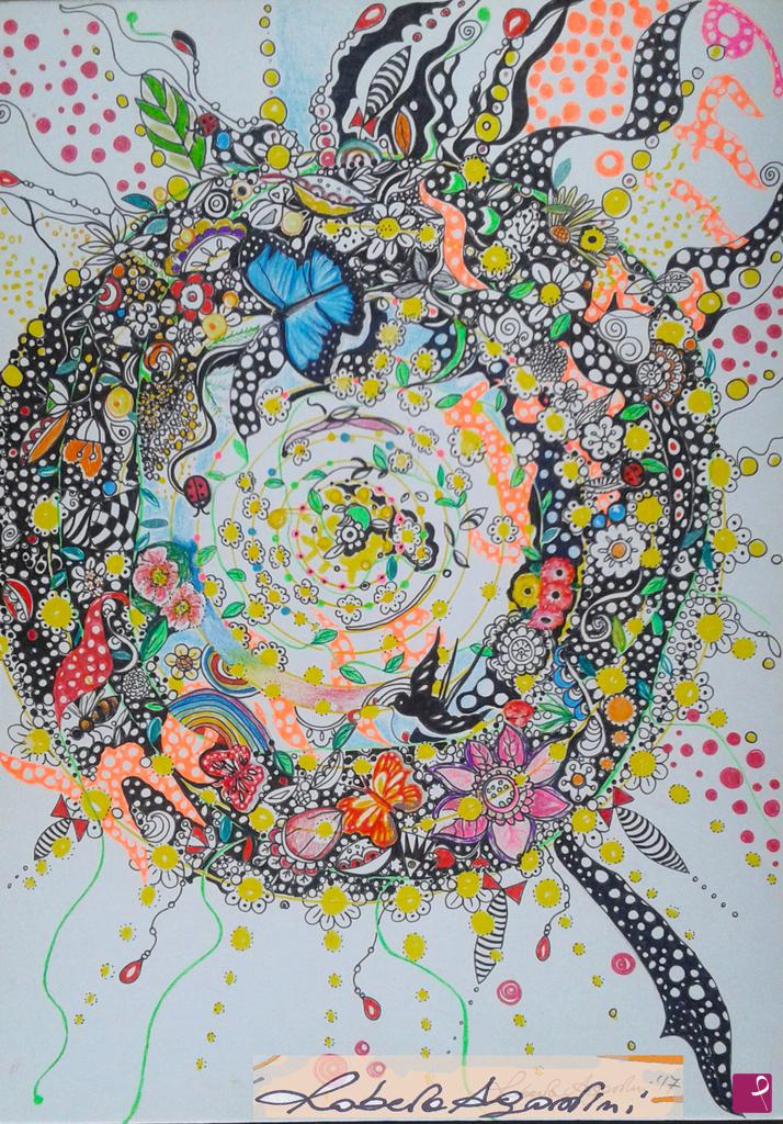 quadri in vendita online - PICCOLO MONDO PRIMAVERILE