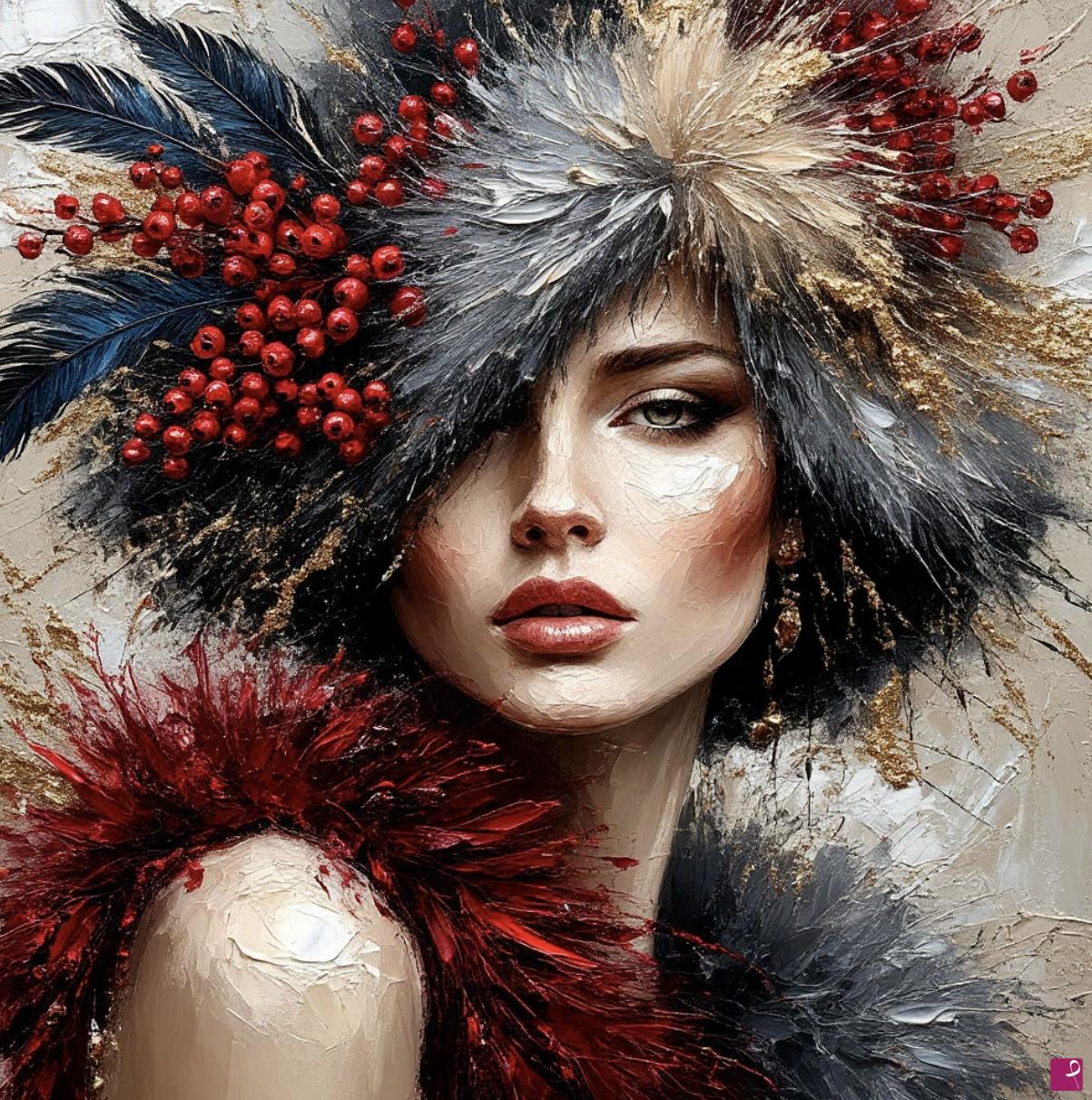 quadri in vendita online - picture of a woman