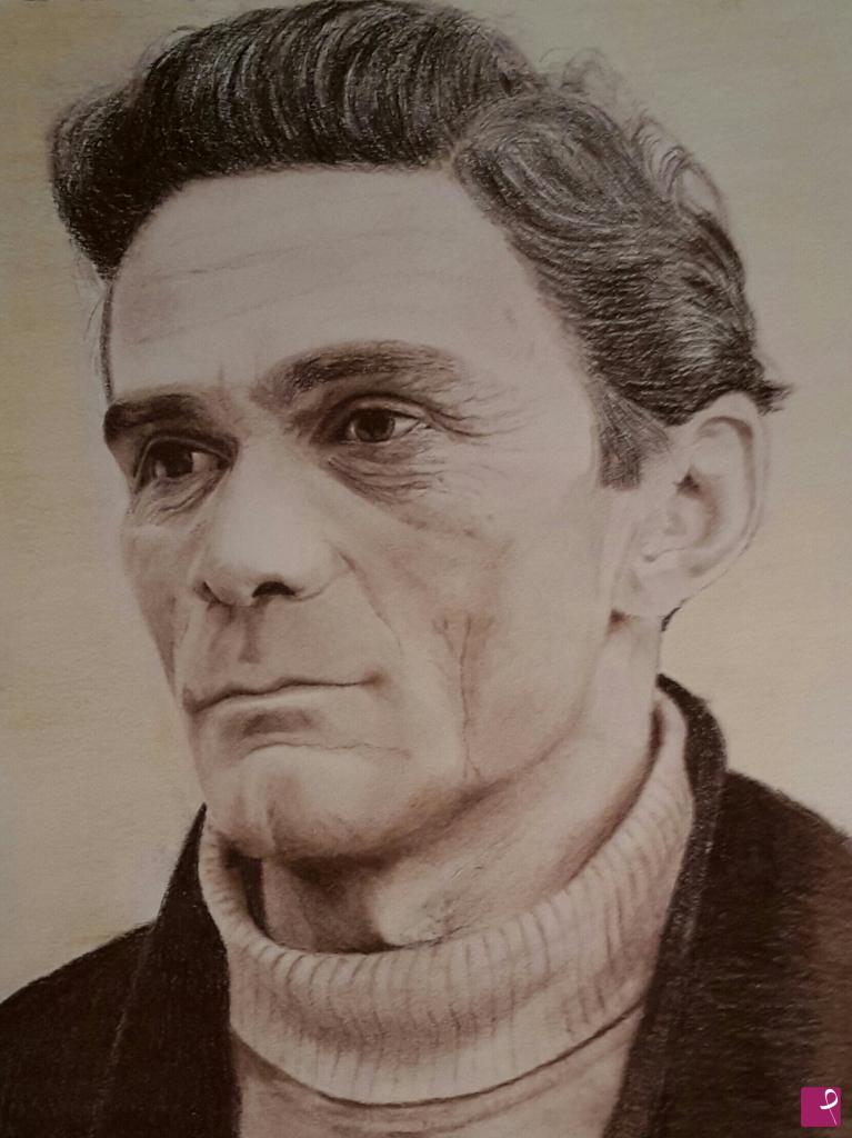 quadri in vendita online - Pier Paolo Pasolini