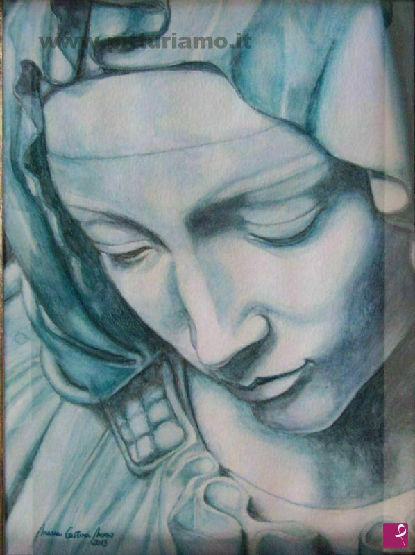 quadri in vendita online - Pietà (particolare)