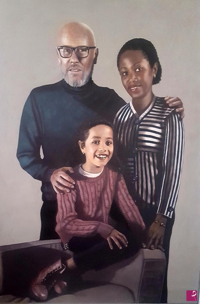 quadri in vendita online - Pietro and family