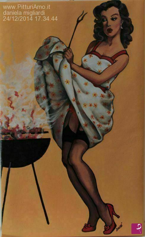 quadri in vendita online - pin up calorosa