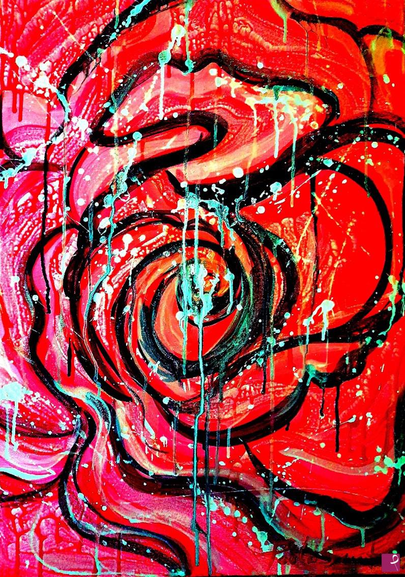 quadri in vendita online - “Pink Flower” 