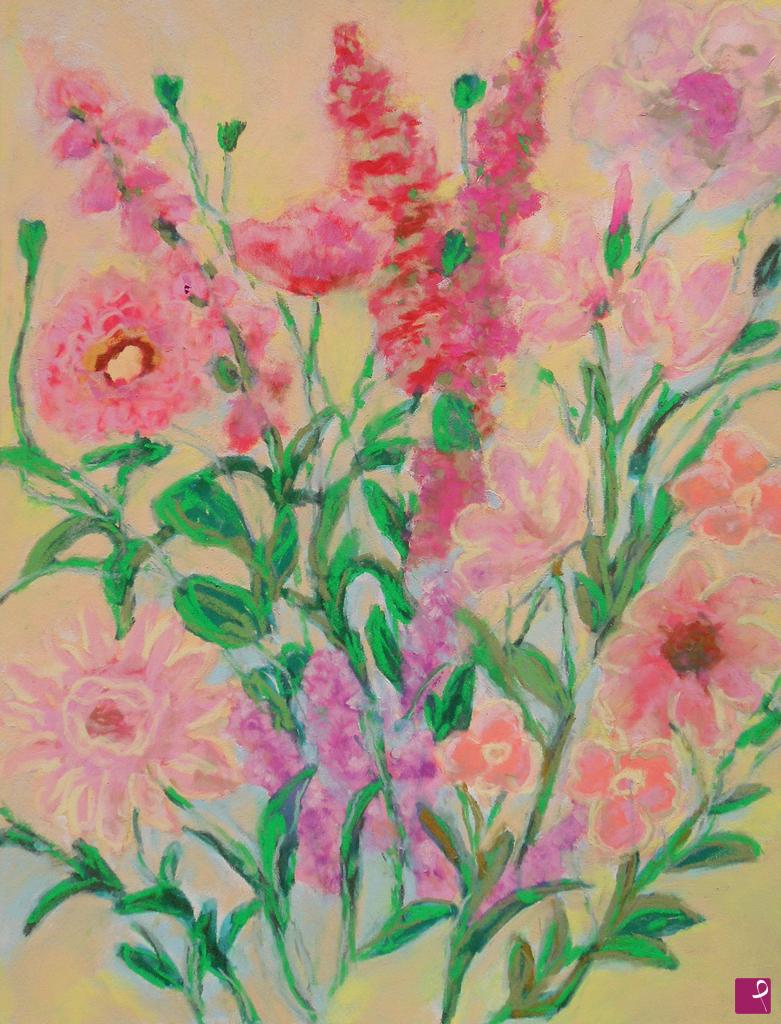 quadri in vendita online - Pink flowers - 304