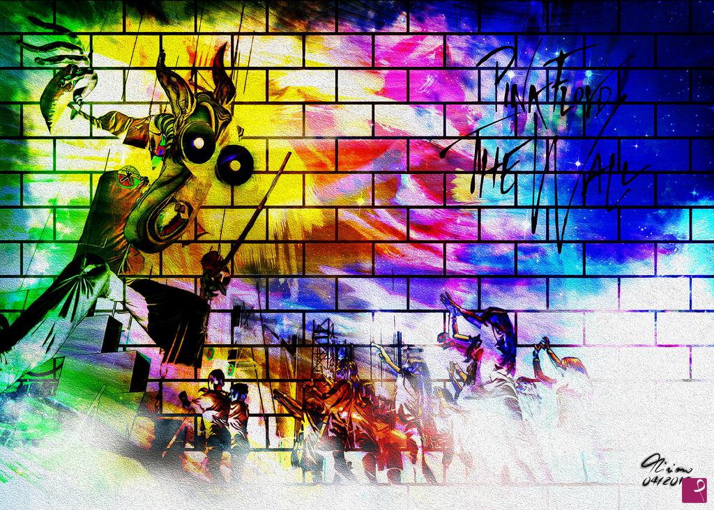 quadri in vendita online - Pink Floyd - The Wall