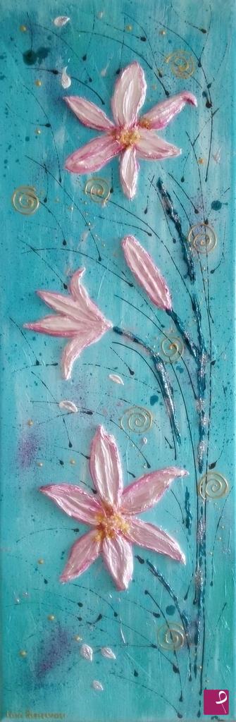 quadri in vendita online - Pink lilium