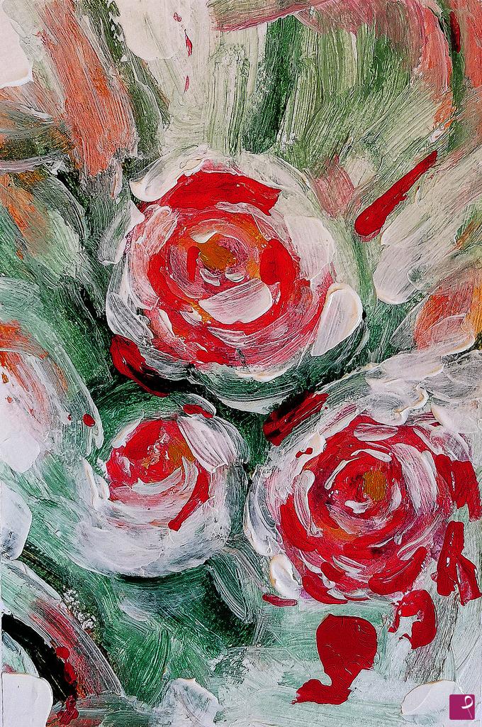 quadri in vendita online - "Pink Peonies" 