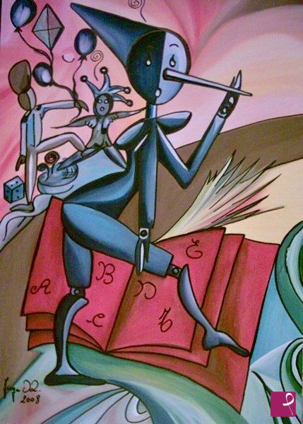 quadri in vendita online - Pinocchio 
