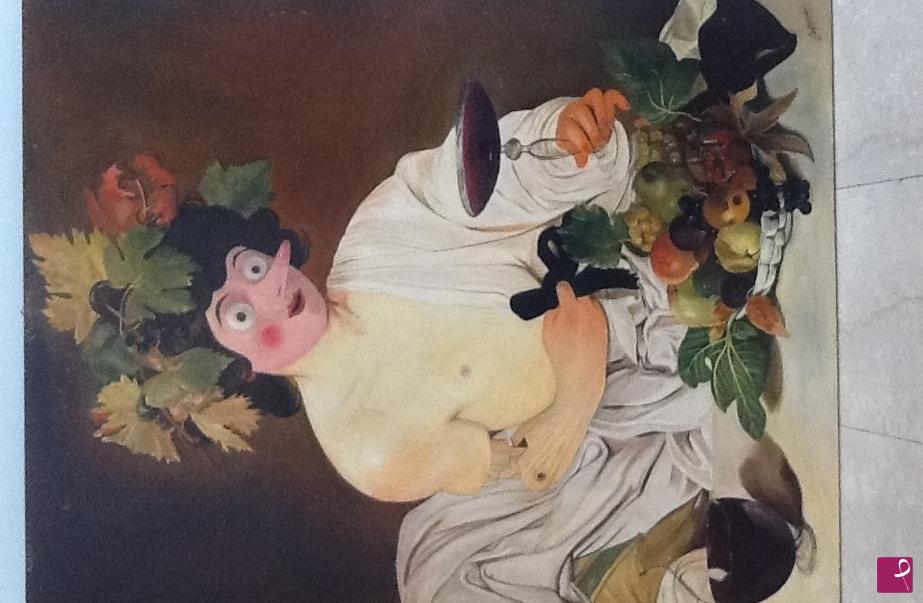 quadri in vendita online - Pinocchio Bacco