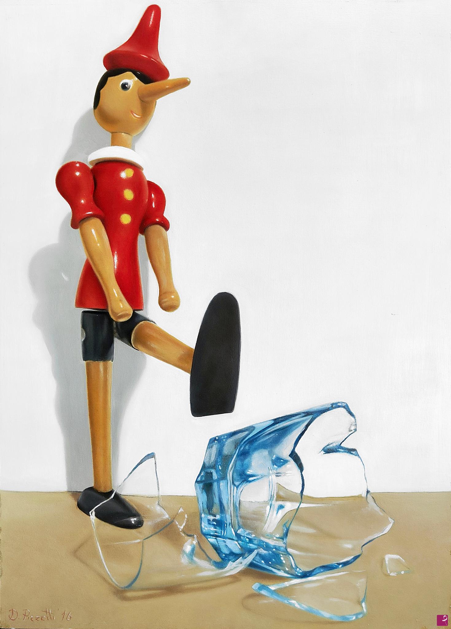 quadri in vendita online - Pinocchio Dispettoso...(2016)