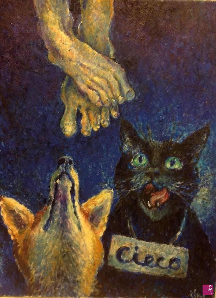 quadri in vendita online - Pinocchio e gatto e volpe 