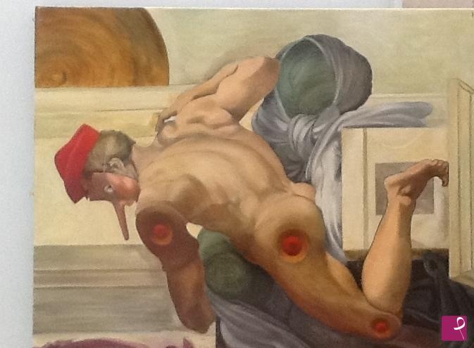 quadri in vendita online - Pinocchio ignudo