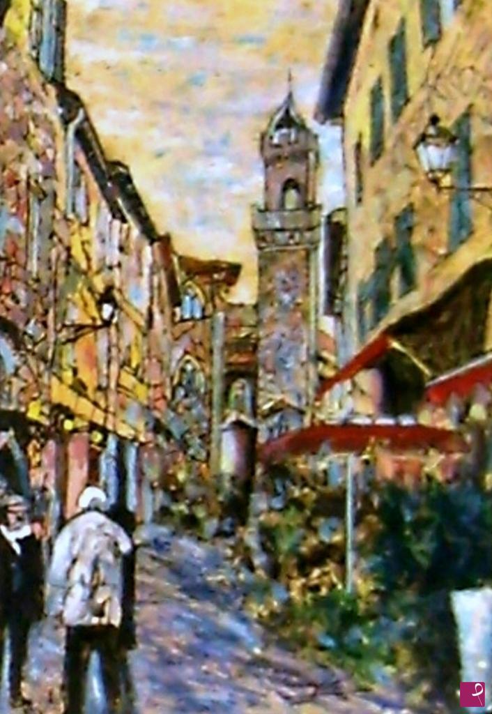 quadri in vendita online - Piombino - Palazzo del Comune - www.mauropre.com